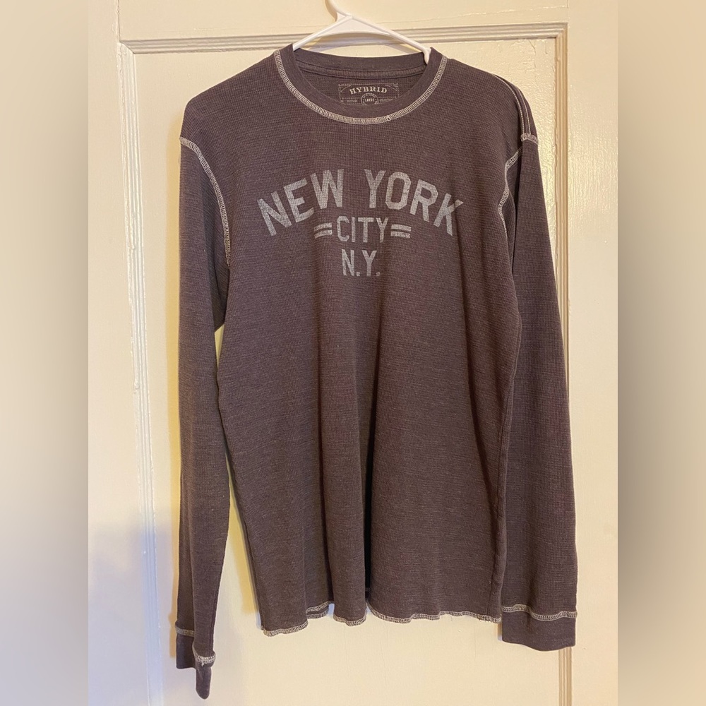 New York City Hybrid Vintage Large Long Sleeve